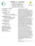 Parent Week at a Glance - Week of May 23-27 Parent Week at a Glance - Week of May 23-27