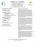Parent Week at a Glance - Week of June 27 - July 1 Parent Week at a Glance - Week of June 27 - July 1